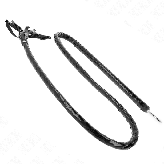 KINK - LONG SHINY PVC WHIP 138 CM - My naughty haven #