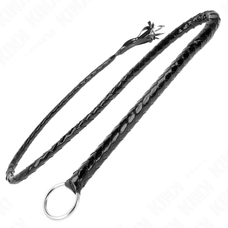 KINK - LONG SHINY PVC WHIP 138 CM - My naughty haven #