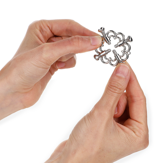 KINK - METAL FLOWER NIPPLE CLAMPS - My naughty haven #
