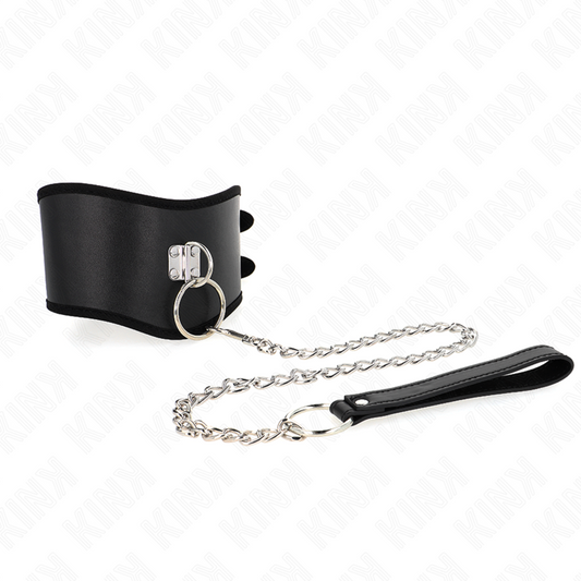 KINK - NECKLACE 65 CM WITH WIDE STRAP ADJUSTABLE 40-55 CM X 10 CM - My naughty haven #