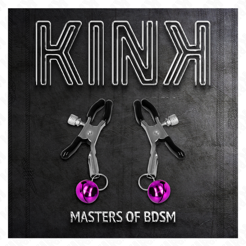 KINK - PURPLE SINGLE BELL NIPPLE CLAMP 6 CM - My naughty haven #