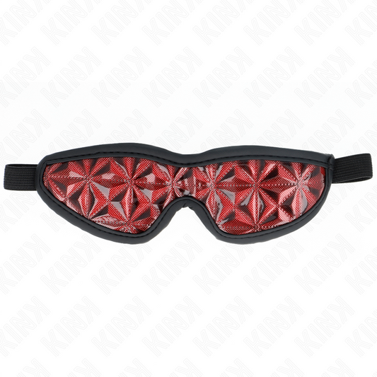 KINK - RED DIAMOND PATTERN HEADBAND 20.5 x 6 CM - My naughty haven #