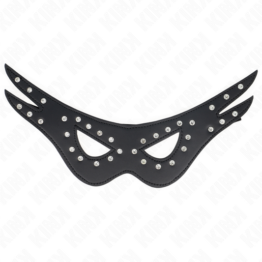 KINK - SEXY LEATHERETTE MASK MODEL 2 27 x 13 CM - My naughty haven #