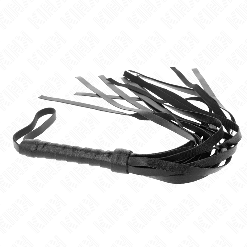 KINK - SIMPLE BLACK WHIP 45 CM - My naughty haven #