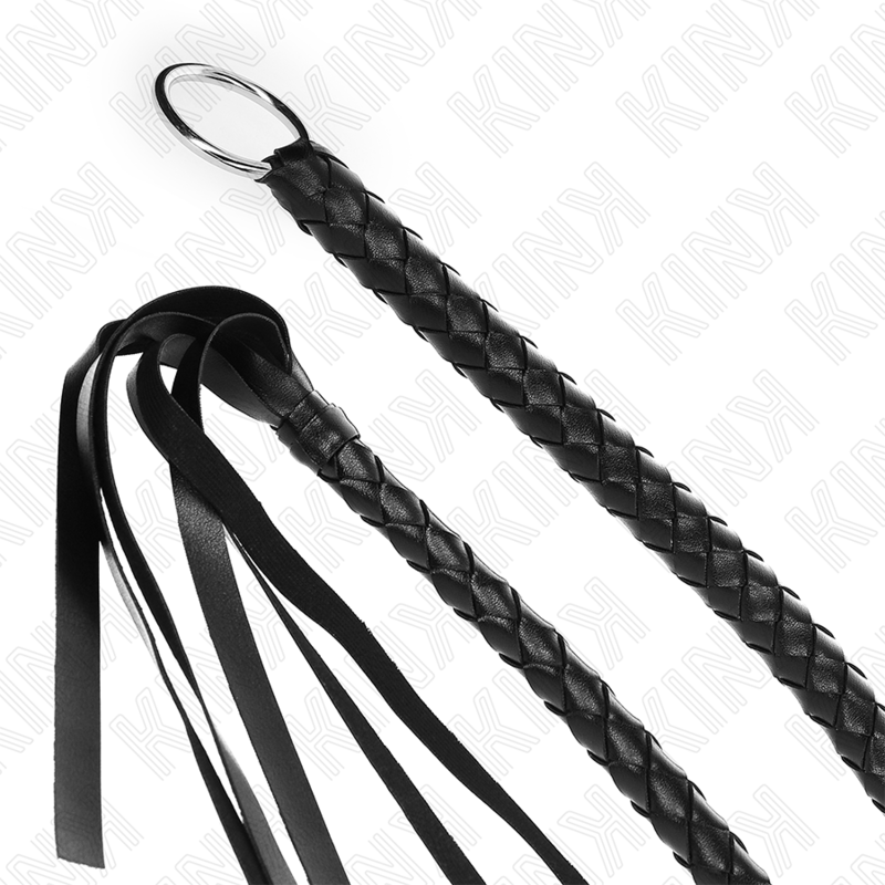 KINK - SNAKE WHIP WITH BLACK HAND RING 65 CM - My naughty haven #