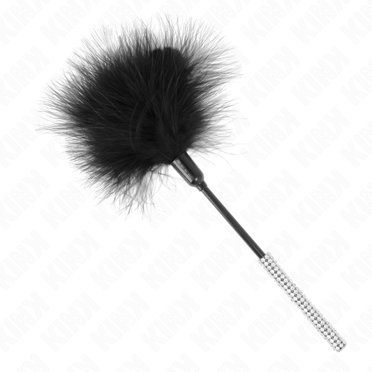 KINK - TICKLE FEATHERS WITH RHINESTONE HANDLE 27 CM - My naughty haven #