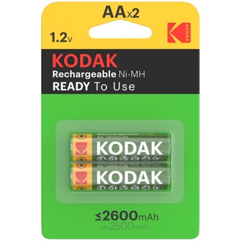 KODAK - HR6 AA 2600mAh RECHARGEABLE BATTERY BLISTER*2 - My naughty haven #