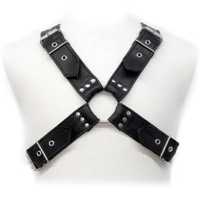 LEATHER BODY - BUCKLES HARNESS - My naughty haven #