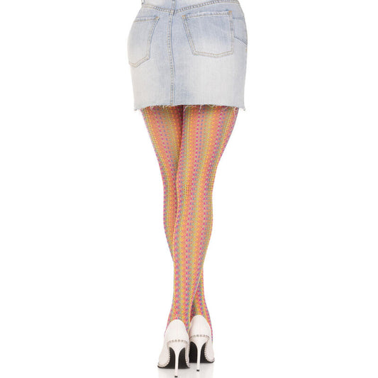 LEG AVENUE - MULTICOLOR CROCHET STOCKINGS - My naughty haven #