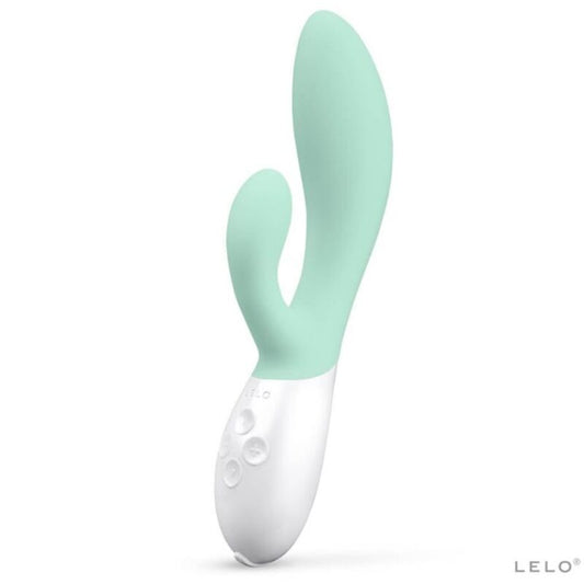 LELO - INA 3 GREEN RABBIT VIBRATOR LUXURY SEAWEED - My naughty haven #