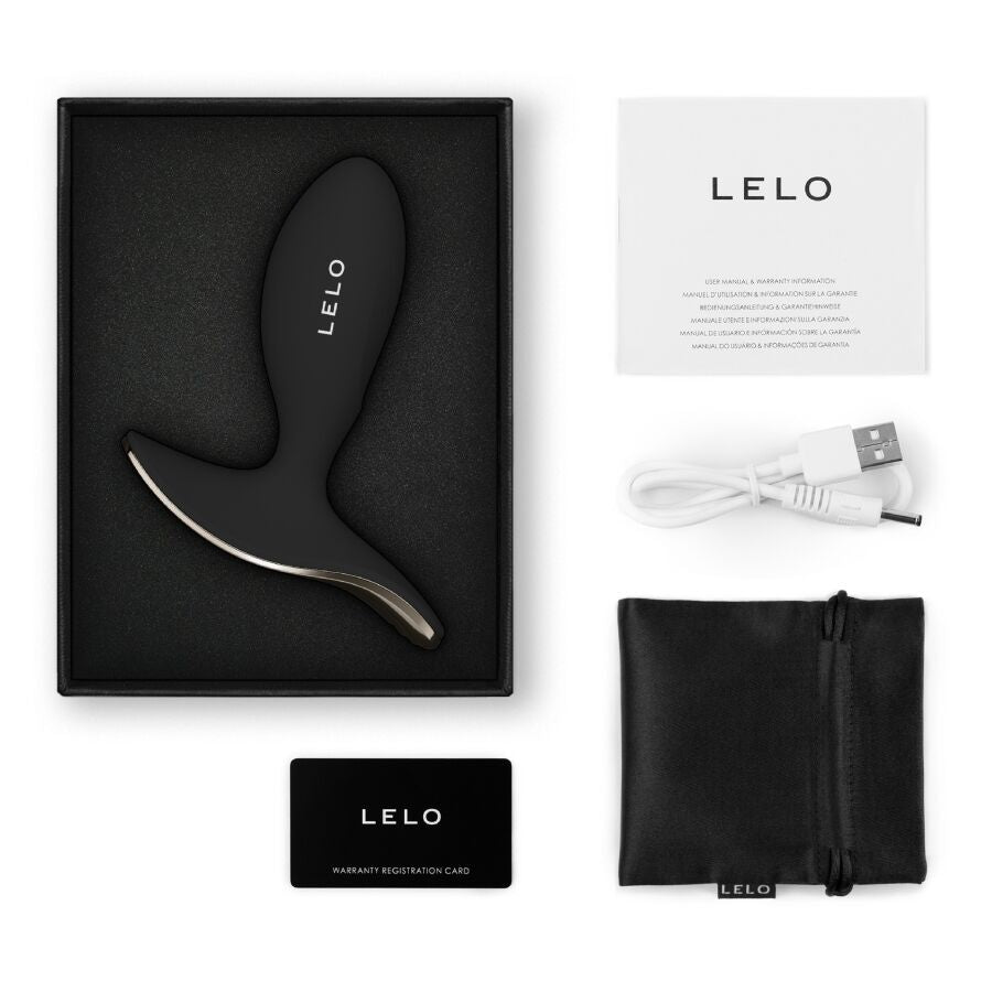 LELO - SURFER 2 UNISEX ANAL VIBRATING PLUG BLACK - My naughty haven #