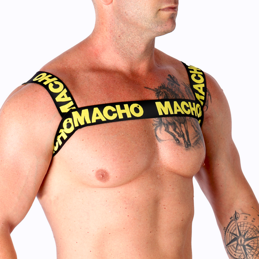 MACHO - DOUBLE YELLOW HARNESS - My naughty haven #