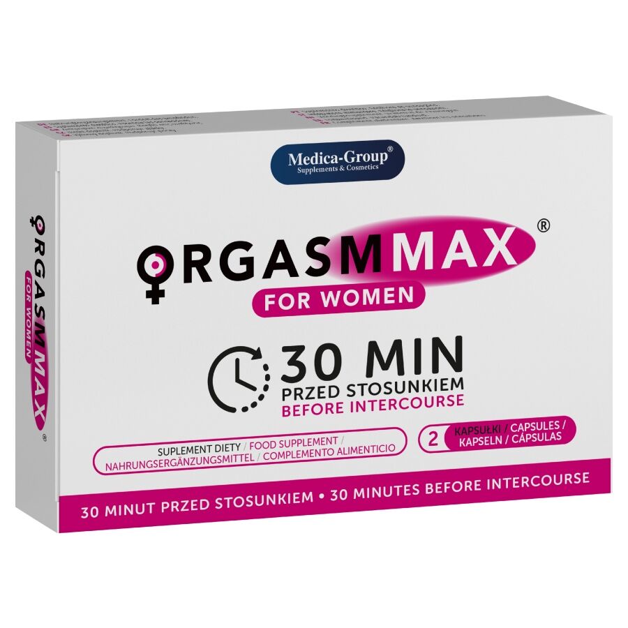 MEDICA GROUP - ORGASM MAX FOR WOMEN 2 CAPSULES - My naughty haven #