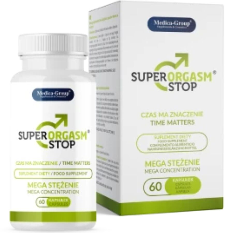 MEDICA GROUP - SUPER ORGASM STOP DELAY FOR MEN 60 CAPSULES - My naughty haven #