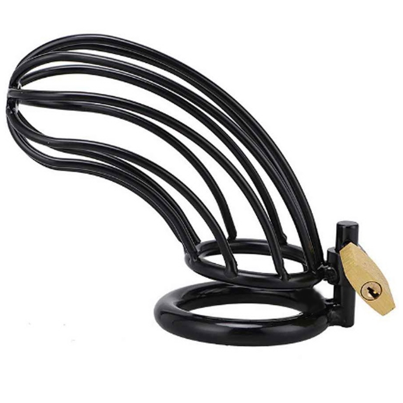 METAL HARD - BLACK BIRD CHASTITY RING CAGE - My naughty haven #