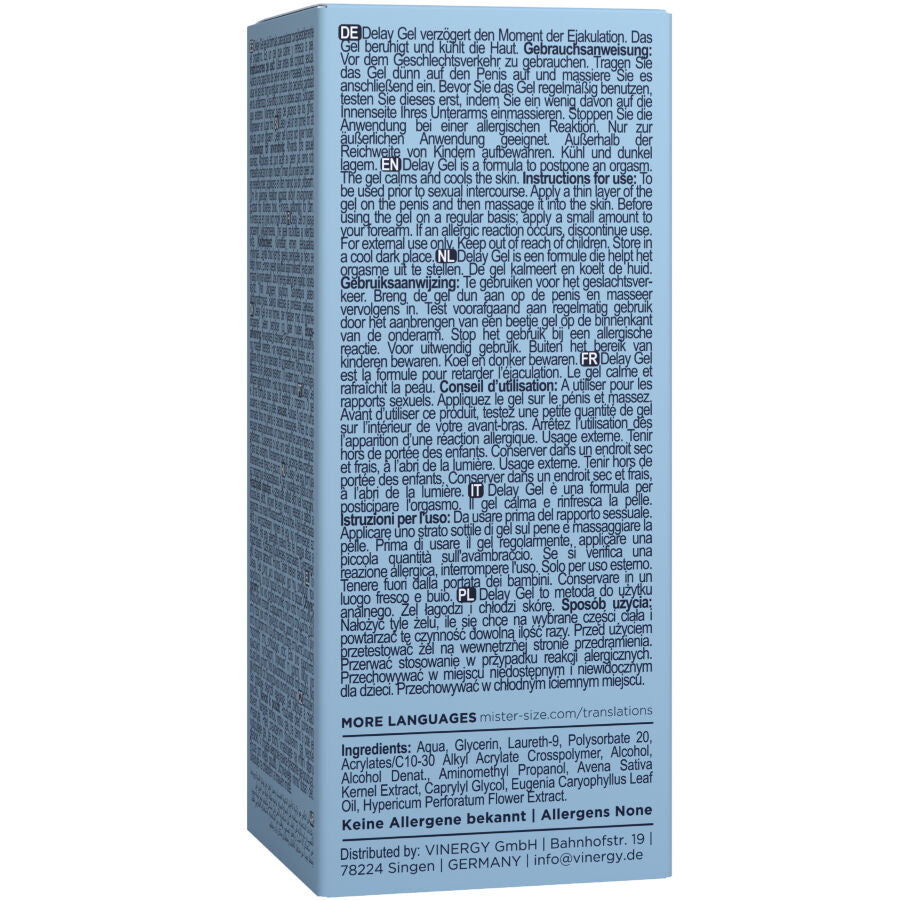 MISTER SIZE - DELAY GEL 50 ML - My naughty haven #