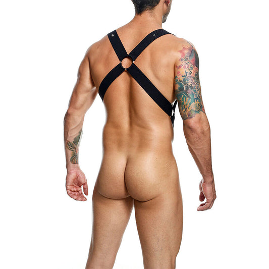 MOB - DNGEON BLACK CROSS BACK HARNESS ONE SIZE - My naughty haven #