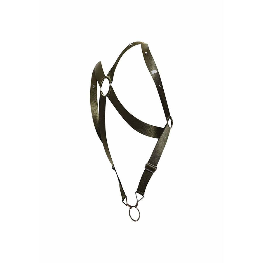 MOB - DNGEON CROSS BACK HARNESS GREEN ONE SIZE - My naughty haven #