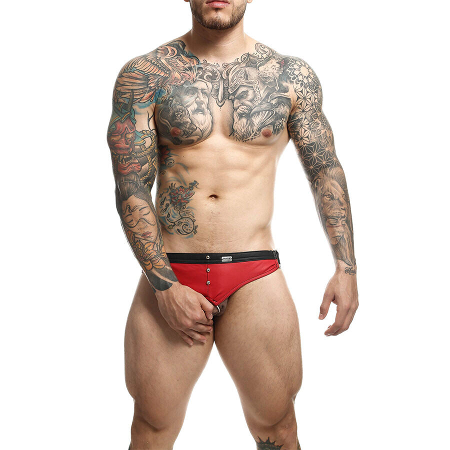 MOB - DNGEON JOCKSTRAP RED COCK RING ONE SIZE - My naughty haven #