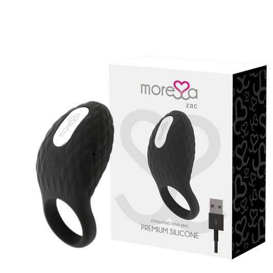 MORESSA ZAC PREMIUM RECHARGEABLE VIBRATING RING - My naughty haven #
