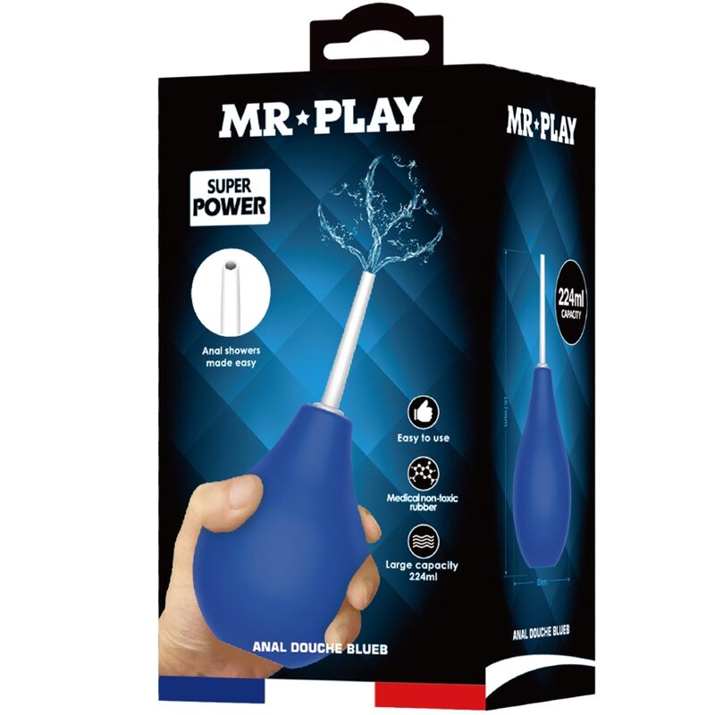 MR PLAY - ANAL DOUCHE BLUEB SUPER POWER BLUE - My naughty haven #