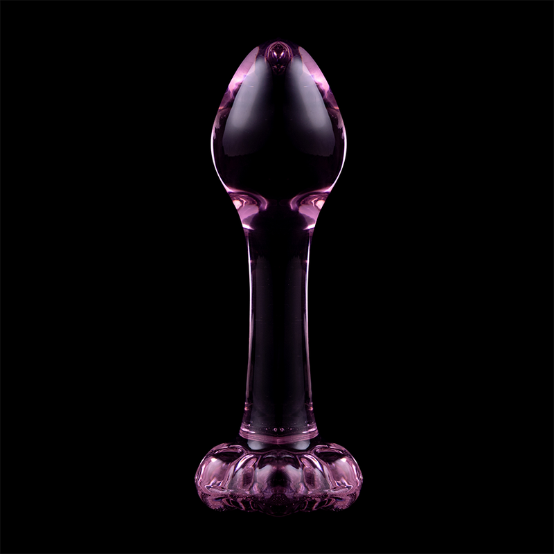 NEBULA SERIES BY IBIZA - MODEL 2 ANAL PLUG BOROSILICATE GLASS CLEAR 11 CM -O- 3.5 CM - My naughty haven #