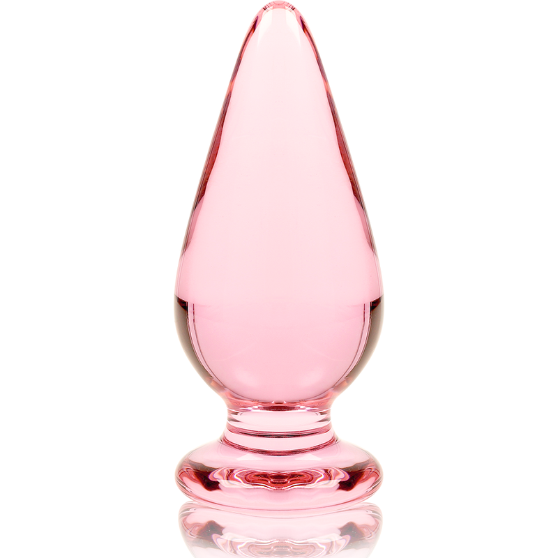 NEBULA SERIES BY IBIZA - MODEL 4 ANAL PLUG BOROSILICATE GLASS CLEAR 11 CM -O- 5 CM - My naughty haven #