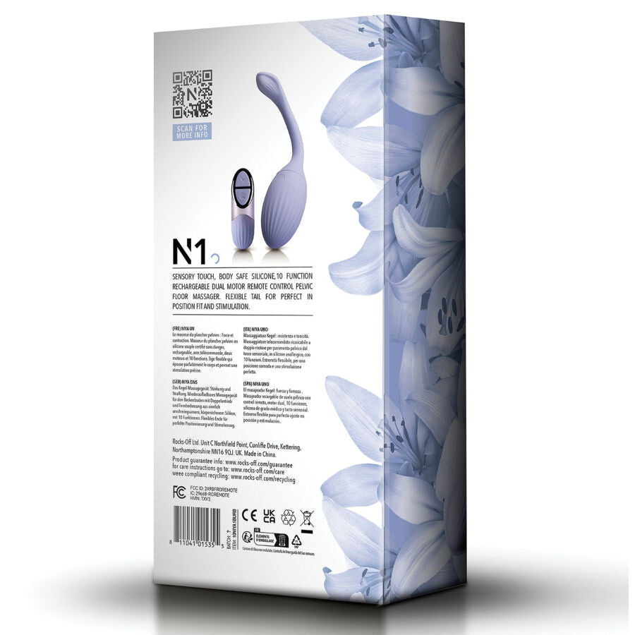 NIYA - N1 KEGEL PELVIC MASSAGER WITH REMOTE CONTROL - My naughty haven #
