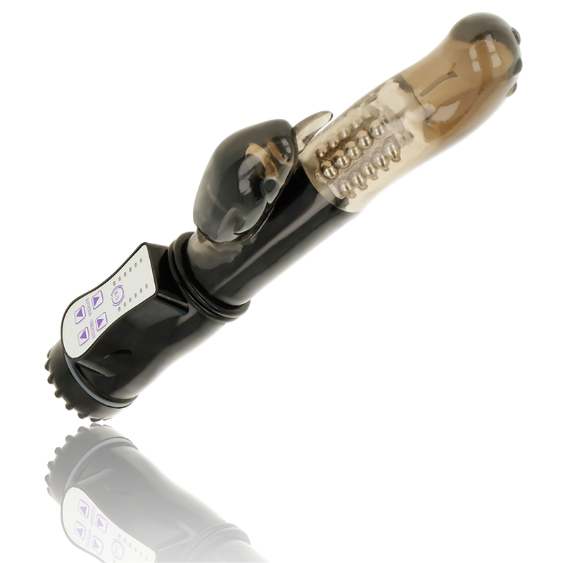 OHMAMA - РОТАЦИОНЕН ВИБРАТОР СЪС СТИМУЛАТОР НА КЛИТОРА DELFIN