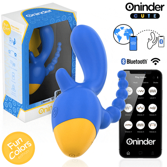 ONINDER CUTE - LOVE 3 SOME TRIPLE VIBRATOR - FREE WORLDWIDE APP - My naughty haven #