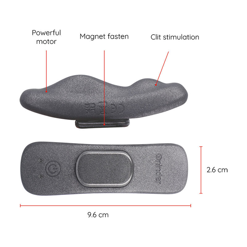 ONINDER - MANILA PANTY RECHARGEABLE VIBRATOR 9 SPEED 9.6 CM X 2.6 CM - FREE APP - My naughty haven #