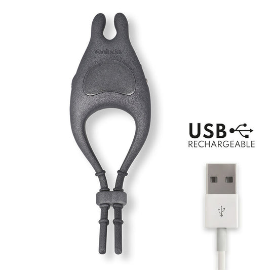 ONINDER - PAMPA АКУМУЛАТОРЕН РЕГУЛИРУЕМ ВИБРАТОРЕН ПРЪСТЕН СЪС СТИМУЛАТОР ЗА КЛИТОР 10 СКОРОСТИ - БЕЗПЛАТНО ПРИЛОЖЕНИЕ