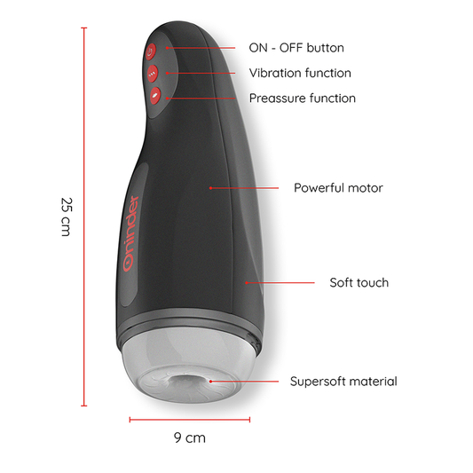 ONINDER - SEOUL RECHARGEABLE MALE MASTURBATOR 10 SPEED - FREE APP - My naughty haven #