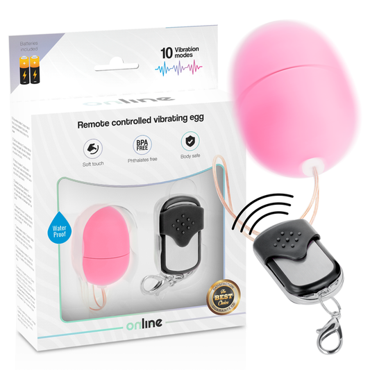 ONLINE - REMOTE CONTROL VIBRATING EGG S PINK - My naughty haven #