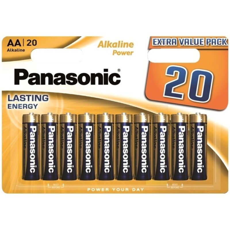 PANASONIC - BRONZE ALKALINE AA BATTERY LR6 BLISTER*20 - My naughty haven #