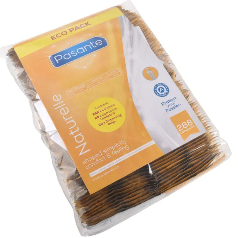 PASANTE - CONDOMS ECO PACK NATURELLE BAG 288 UNITS - My naughty haven #
