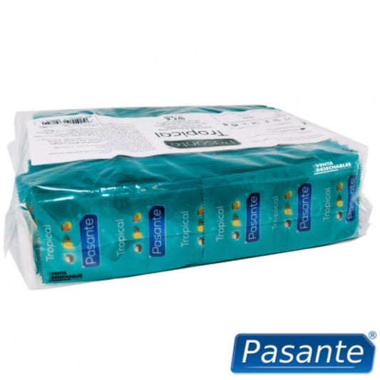 PASANTE - CONDOMS TROPICAL BAG 144 UNITS - My naughty haven #