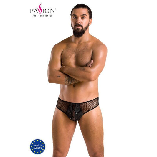 PASSION - 035 SLIP RICHARD BLACK L/XL - My naughty haven #