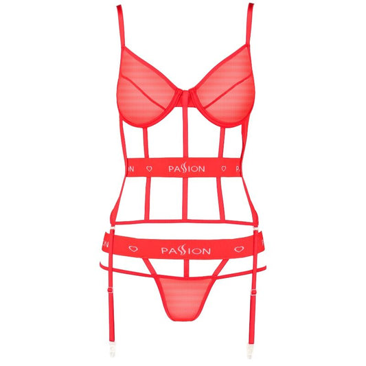 PASSION - KYOUKA CORSET - RED L/XL - My naughty haven #