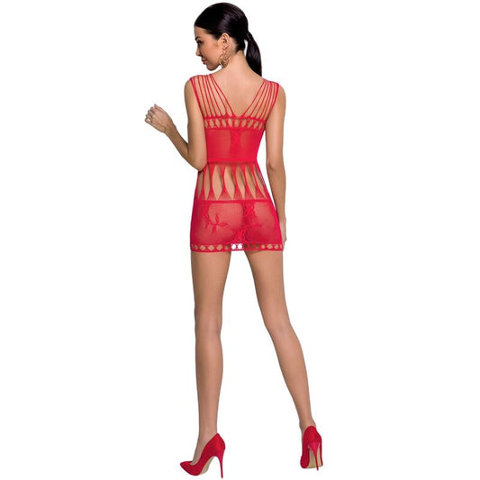 PASSION - WOMAN BS090 RED BODYSTOCKING ONE SIZE - My naughty haven #