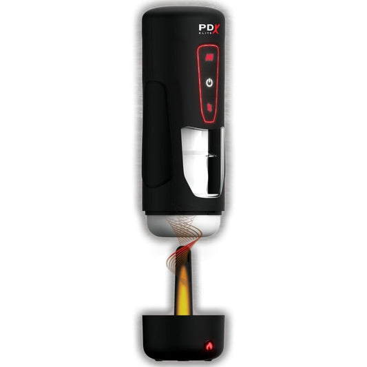 PDX ELITE - MILK ME HOTTER AUTOMATIC MASTURBATOR WITH THRUSTING AND HEAT EFFECT VIBRATION - My naughty haven #