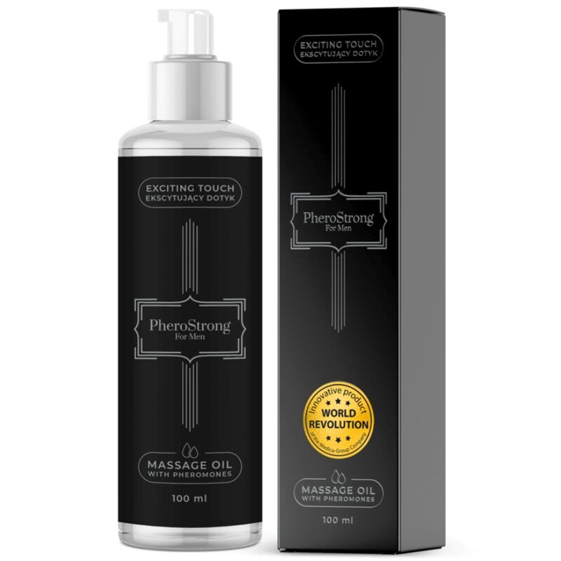 PHEROSTRONG - MASSAGE OIL FOR MEN 100 ML - My naughty haven #