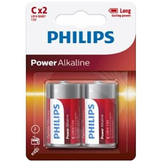 PHILIPS - БАТЕРИИ PILA C LR14 ПАКЕТ 2