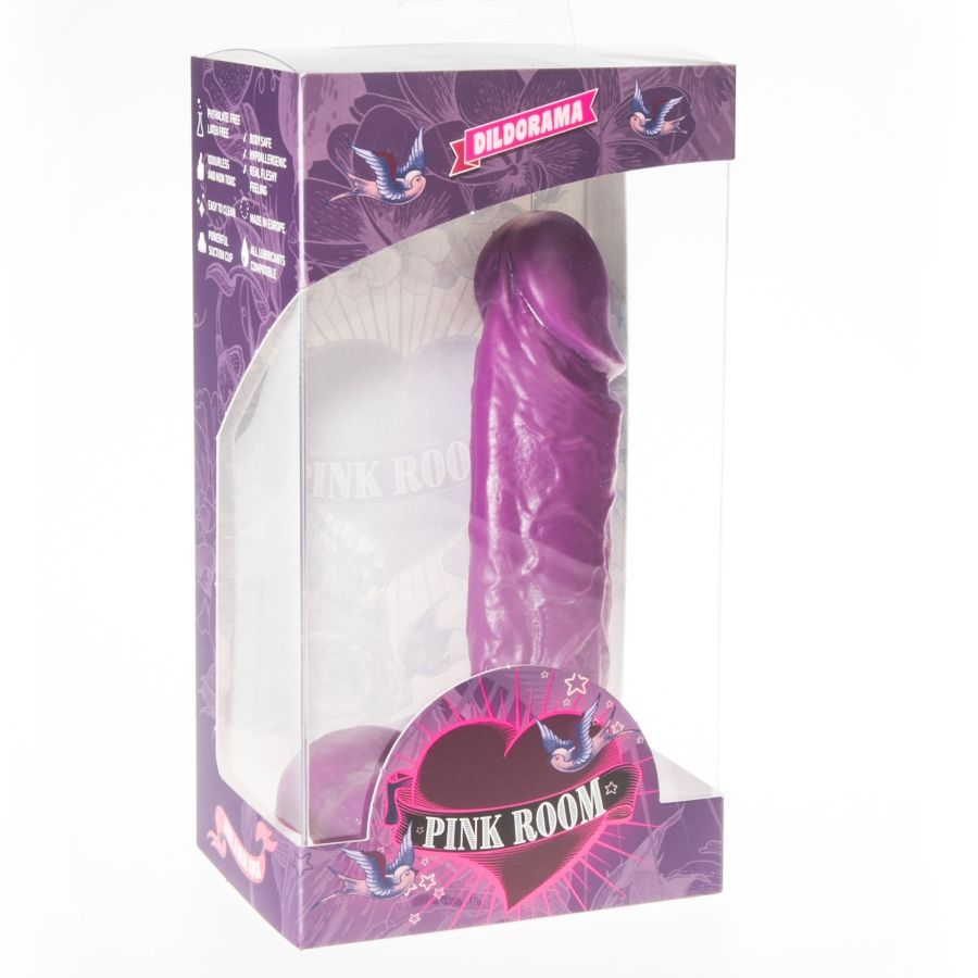 PINK ROOM - AMADEO REALISTIC DILDO PURPLE 15.5 CM - My naughty haven #