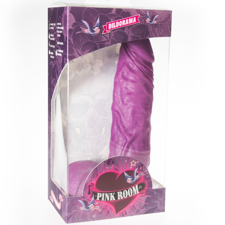 PINK ROOM - CHEMS REALISTIC DILDO PURPLE 20 CM - My naughty haven #