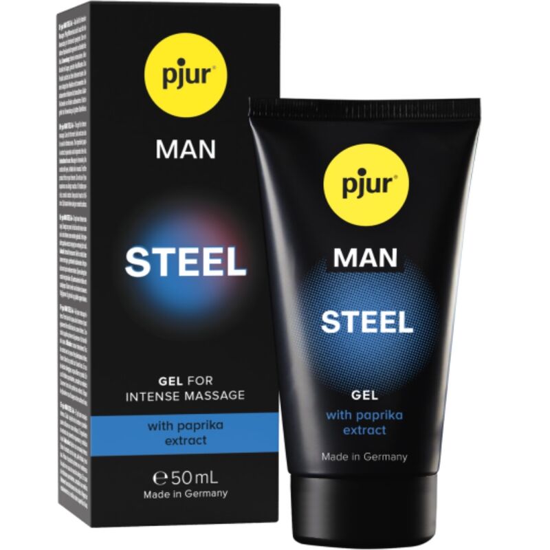 PJUR - MAN STEEL STIMULATING GEL 50 ML - My naughty haven #