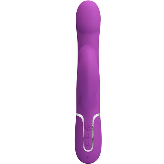 PRETTY LOVE - 4 IN 1 MULTIFUNCTION VIBRATOR & STIMULATOR PURPLE - My naughty haven #