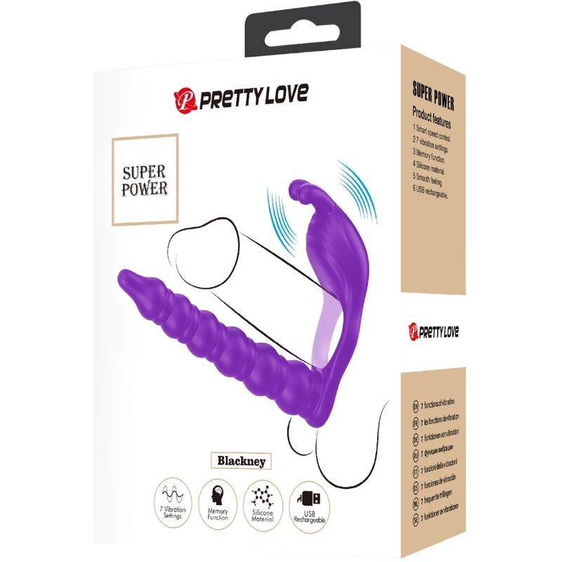 PRETTY LOVE - BLACKNEY PENIS RING WITH LILA VIBRATOR PLUG - My naughty haven #