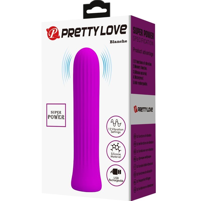 PRETTY LOVE - BLANCHE PINK STIMULATOR VIBRATOR - My naughty haven #
