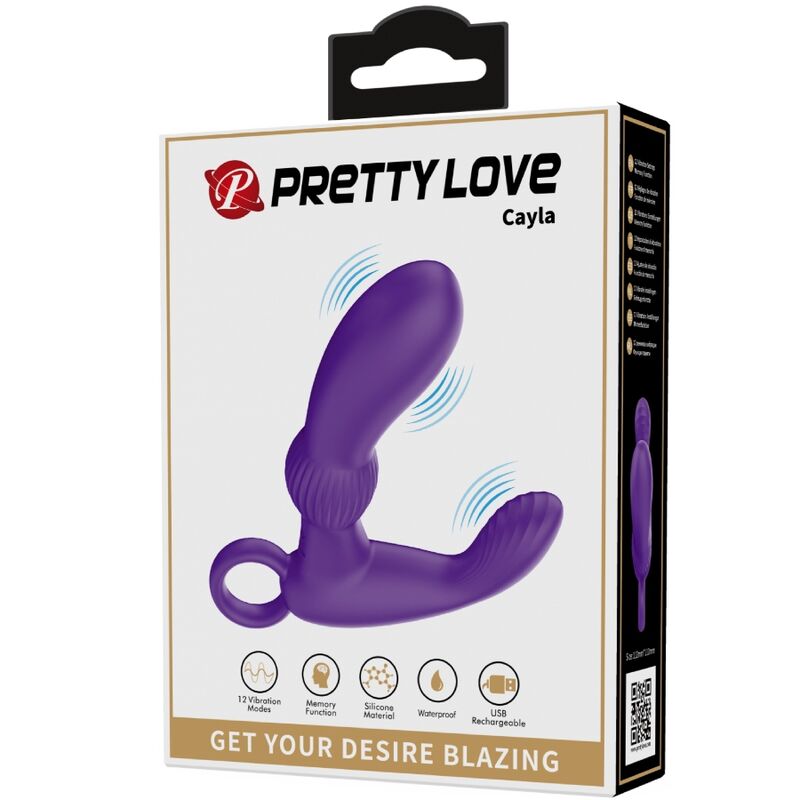 PRETTY LOVE - CAYLA ANAL VIBRATOR MASSAGER LILA - My naughty haven #
